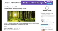 Desktop Screenshot of derecho-administrativo.com