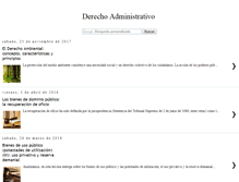 Tablet Screenshot of derecho-administrativo.com